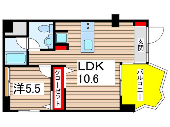 コナビレッジ（4・5・6号棟）の物件間取画像